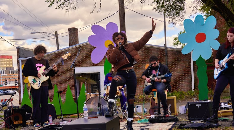 Musicians perform at Art Parkd in 2023. Credit: Sophia Muñoz