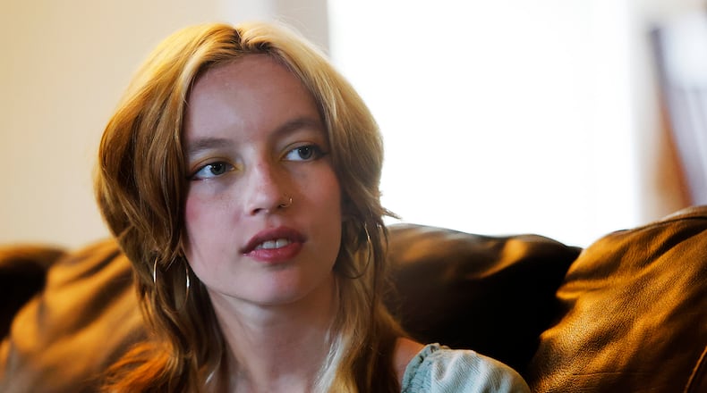 Teenager Charlie Pope talks about her struggles with mental health issues in the past. MARSHALL GORBY\STAFF