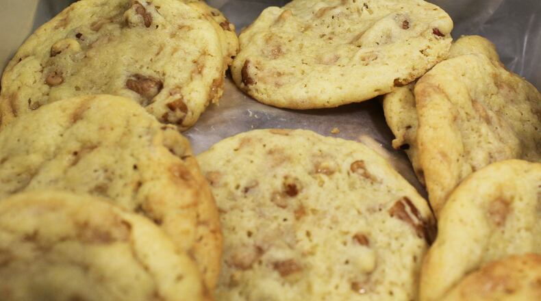 Praline Crunch Cookies by Pamela Sims of Dayton. (ANDREW SMITH/STAFF)