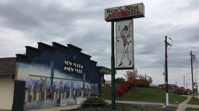 New York, New York Cabaret in Franklin. The strip club was evacuated Wednesday after a rooftop HVAC unit malfunctioned and filled the building with smoke. STAFF FILE PHOTO