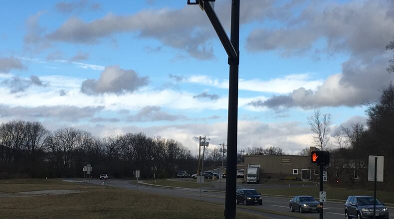 A restaurant or microbrewery is expected to follow a gas station and convenience store planned on 10 acres on the northwest corner of Main Street, Ohio 63 in Lebanon, and Neil Armstrong Way. Staff photo by Lawrence Budd