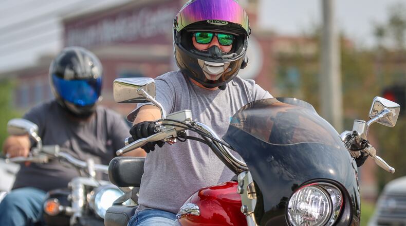 Motorcycle riders will raise money during the 10th Annual Highway to Help Saturday at Atrium Medial Center. SUBMITTED PHOTO