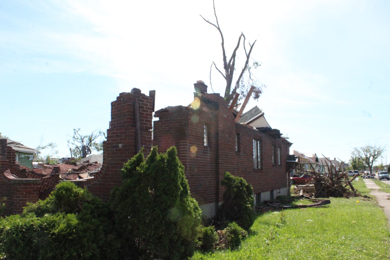 PHOTOS: Troy Street in Dayton two weeks after the Memorial Day tornadoes