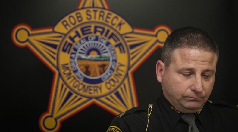 Montgomery County Sheriff Rob Streck..  JIM NOELKER/STAFF