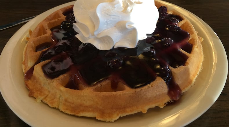 This delectable-looking waffle is exactly the type of fare you can expect from our area diners.