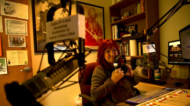 Shelly Hulce, host of Wax Carnival on WSWO 97.3FM, 2024. BRANDON BERRY/CONTRIBUTED