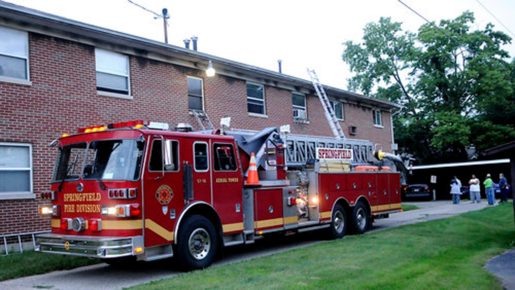 Snow Hill Manor apartment complex fire