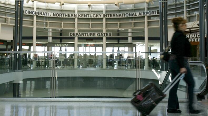 Airfare at the Cincinnati/Northern Kentucky Airport has also decreased. FILE