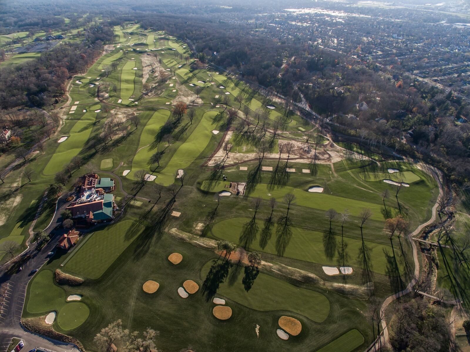 Aerial view of Moraine Country Club’s recently renovated golf course. Paul Moody/Contributed