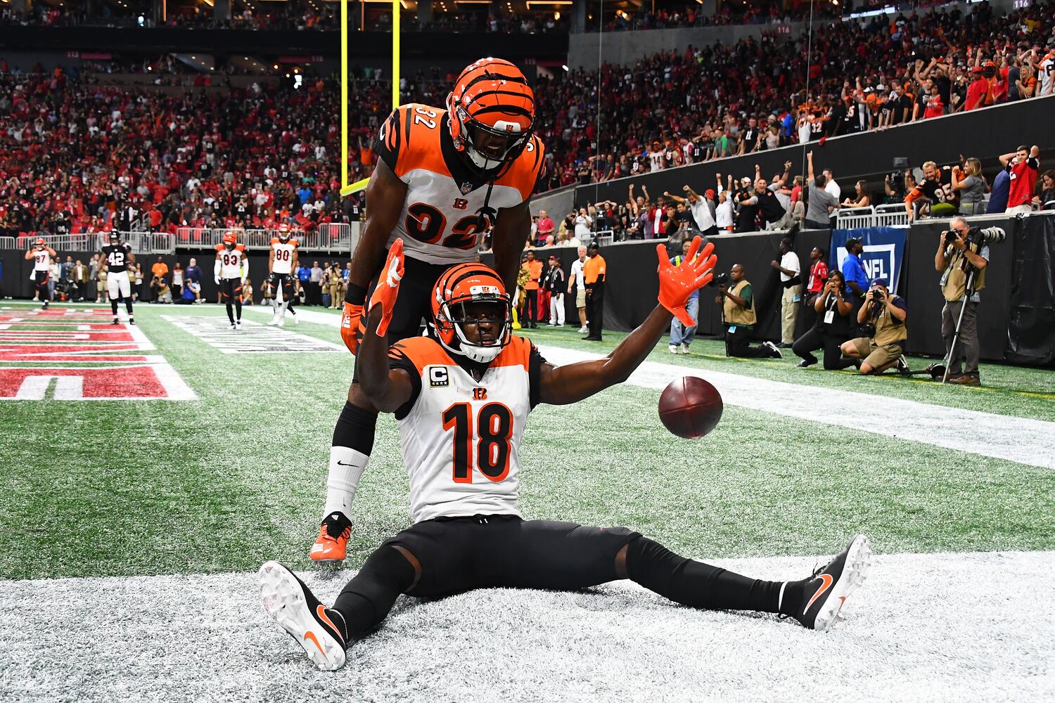 PHOTOS: Cincinnati Bengals rally stunning win over Atlanta Falcons