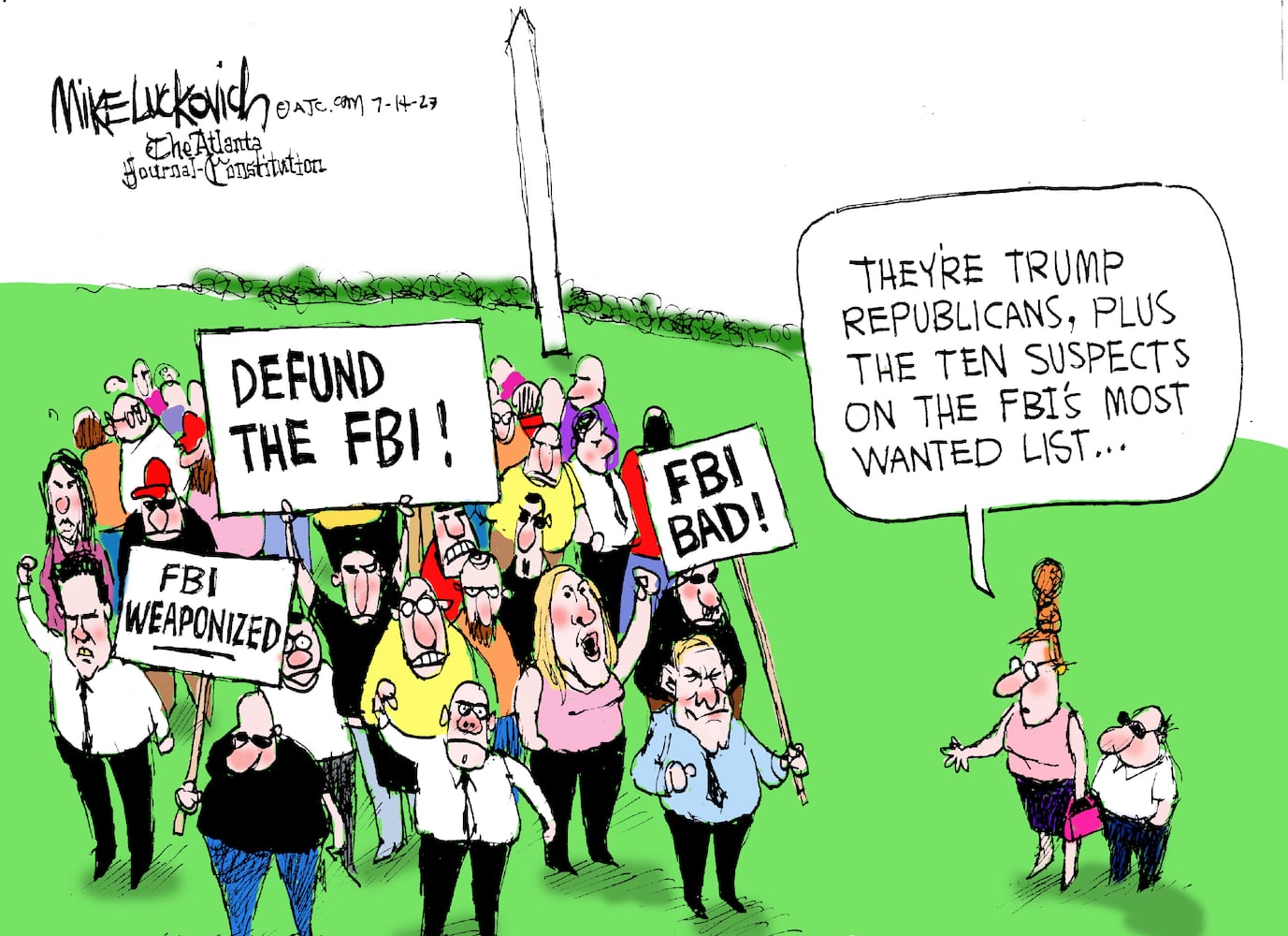 CARTOONS: Mike Luckovich, July 17, 2023