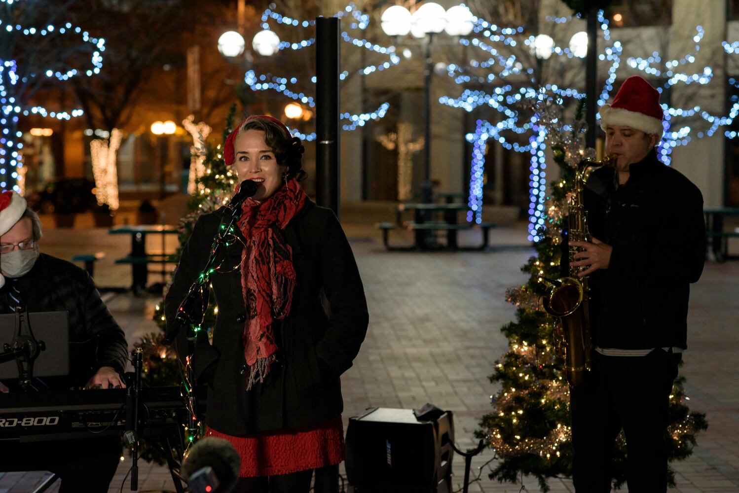 PHOTOS:  A behind the scenes look at filming of Downtown Dayton's Virtual Grande Illumination