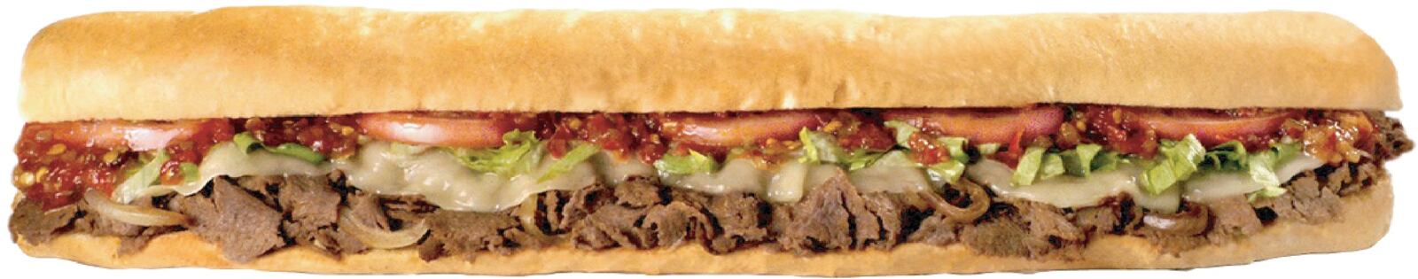 Submarine House s 16-inch, 2   pound Super Duper Cheese Steak. (Submitted by the Submarine House)