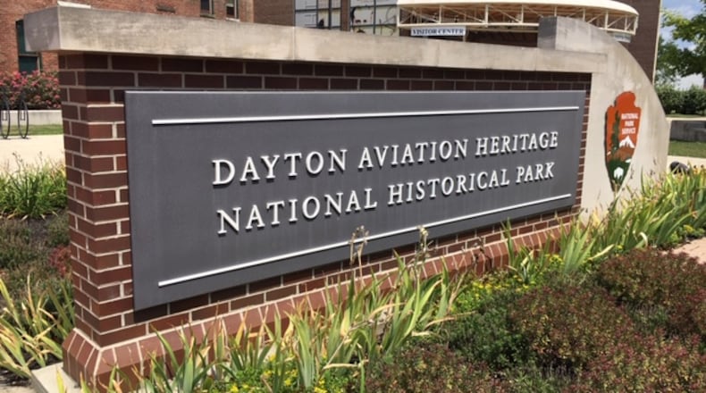 National Aviation Heritage Area park offices off West Third Street in Dayton. THOMAS GNAU/STAFF