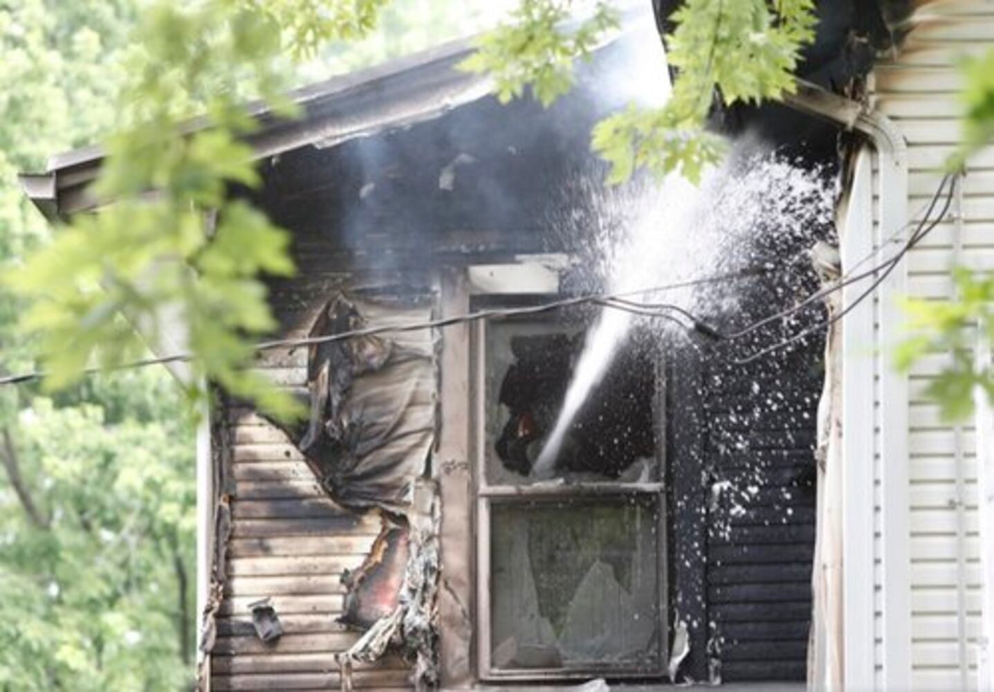House fire in Oakwood