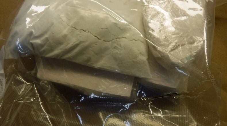 Beavercreek officers seized more than 1,000 grams of fentanyl during a Sept. 11 traffic stop on U.S. 35 at North Fairfield Road. CONTRIBUTED