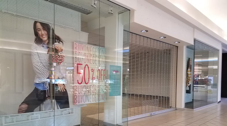 Maurices has closed at the Dayton Mall. STAFF PHOTO / HOLLY SHIVELY