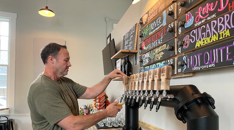 Bellbrook Brewing Company is located at 26 E. Franklin St. in Bellbrook. NATALIE JONES/STAFF