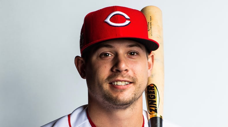 Brian O'Grady, of the Reds, poses for a portrait at the Cincinnati Reds Player Development Complex  on February 19, 2019 in Goodyear, Arizona. (Photo by Rob Tringali/Getty Images)