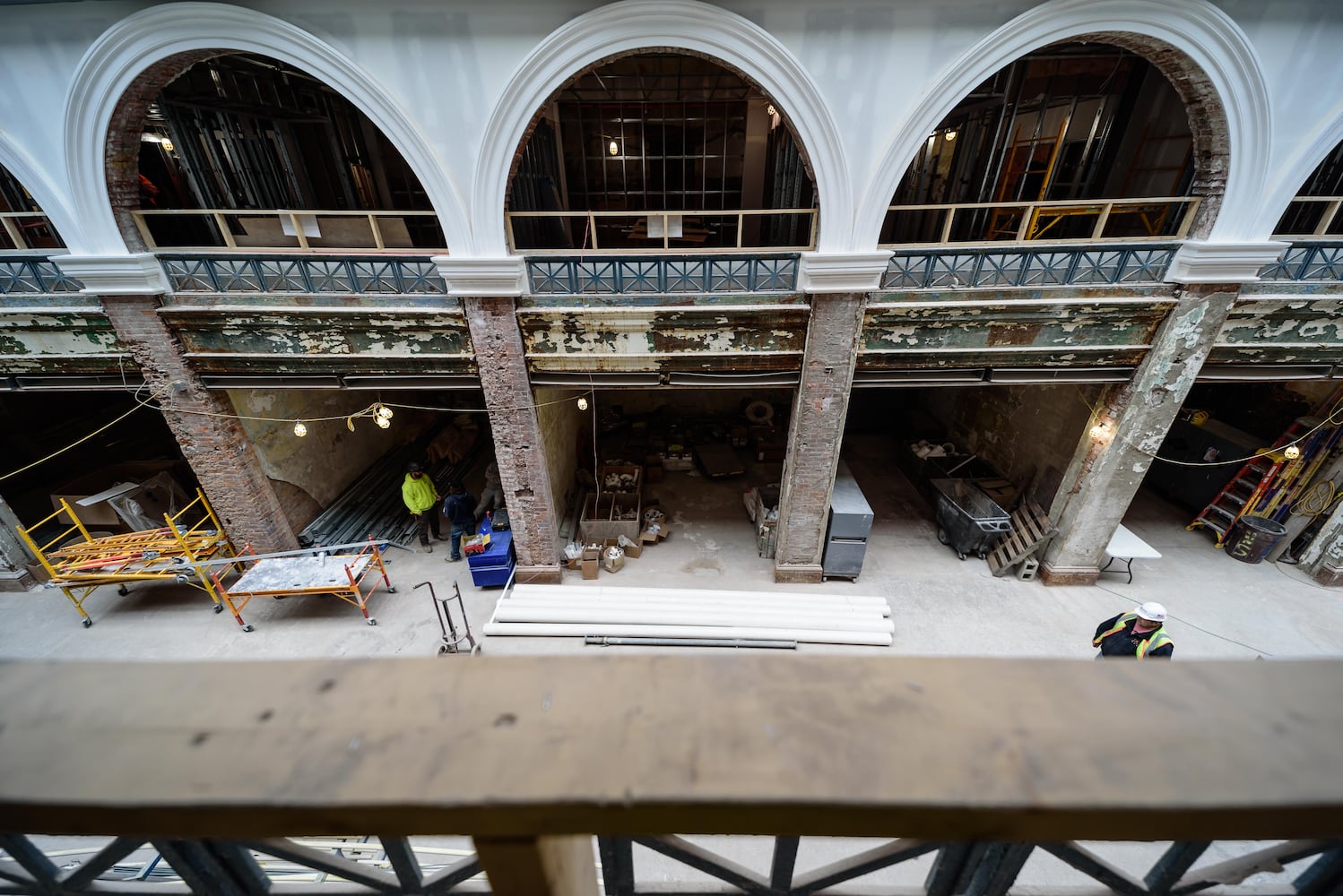 PHOTOS: Construction progresses on Phase 2 of the Dayton Arcade's North Arcade