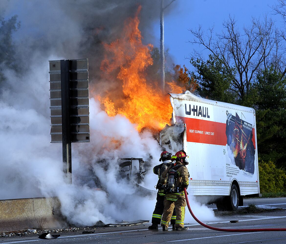 U-Haul Truck Fire