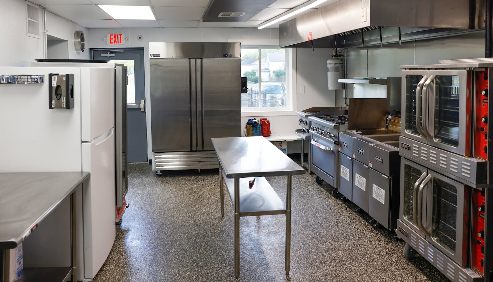 A view of the renovated commercial kitchen of Kore 4 on Tuesday, September 23, 2025, in Springfield. JOSEPH COOKE/STAFF 
