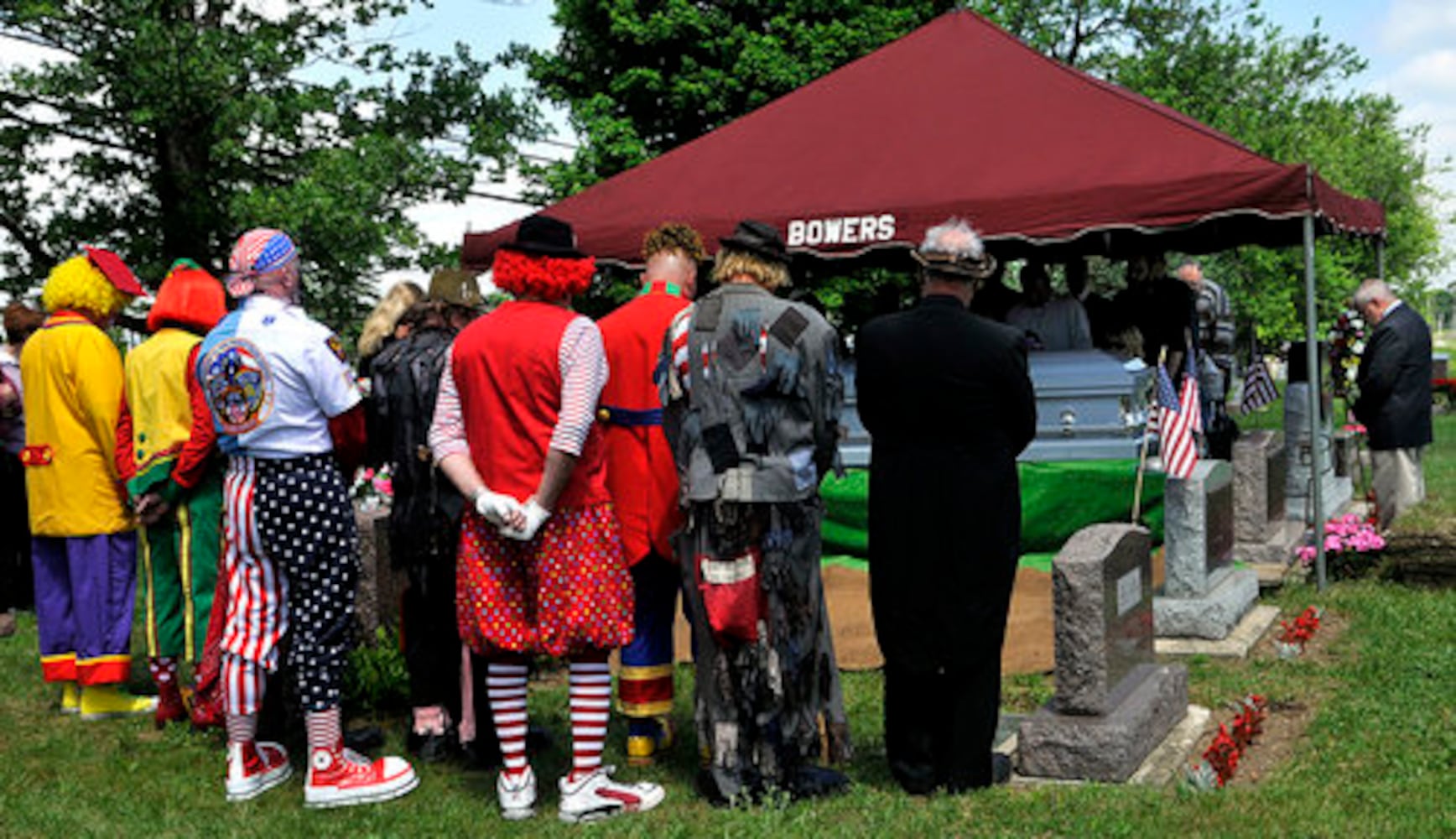 Clowns honor fallen friend