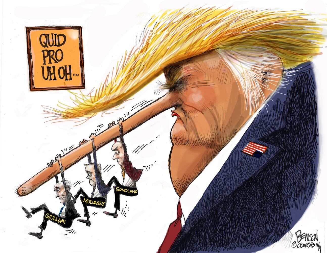 Week in cartoons: Impeachment, Jim Jordan and more