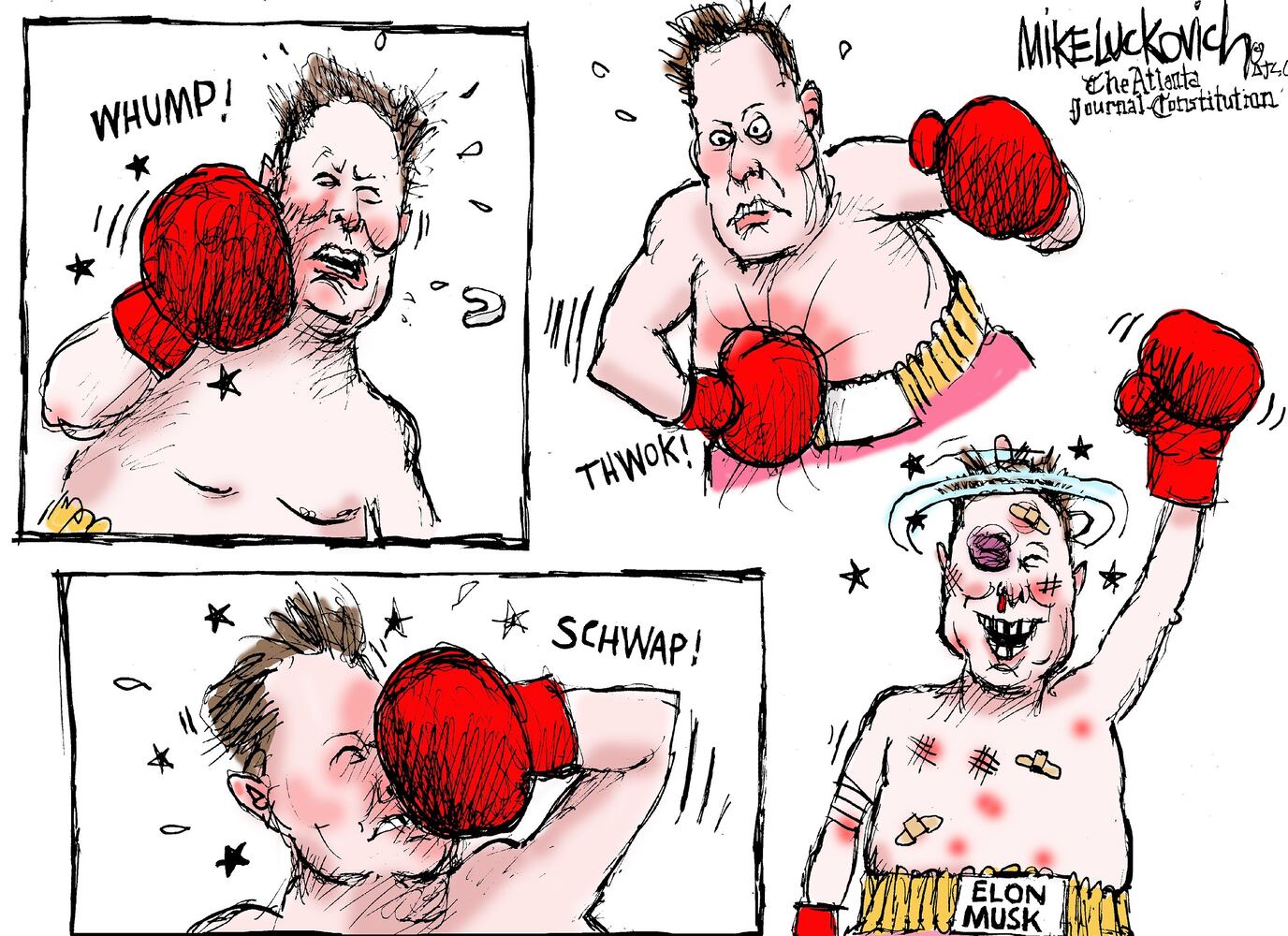 WEEK IN CARTOONS: Dinner with Trump, World Cup and more