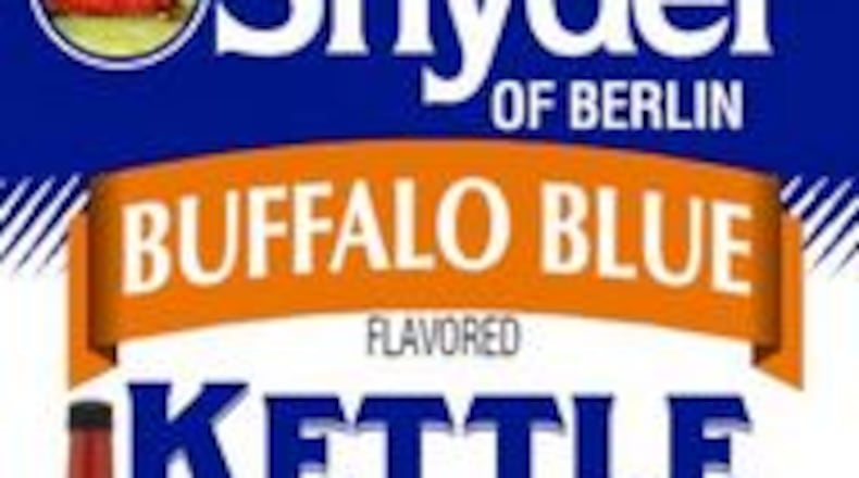 Snyder of Berlin is warning consumers not to consume Snyder of Berlin Buffalo Blue Kettle Cooked Potato Chips after being informed by a supplier that a milk powder used within a spice blend ingredient may contain Salmonella.
