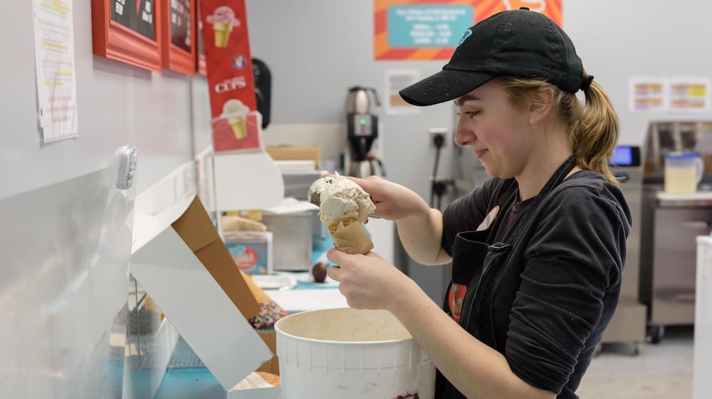 Jubie’s Creamery has two locations in the Dayton region: 471 W. Dayton Yellow Springs Road in Fairborn and 79 Foss Way in Troy. TOM GILLIAM/CONTRIBUTING PHOTOGRAPHER