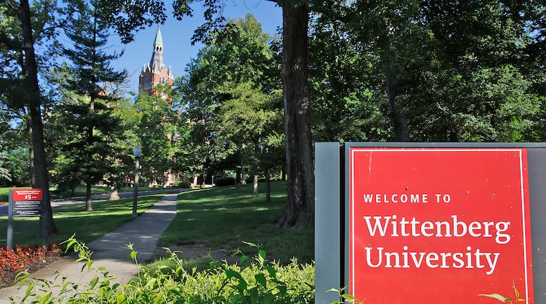 Wittenberg University announced its new Preferred Partner Program, being launched with Clark State College as the first partner to sign on. The program promises to help provide accessible and more affordable educational opportunities for local professionals and their families. BILL LACKEY/STAFF