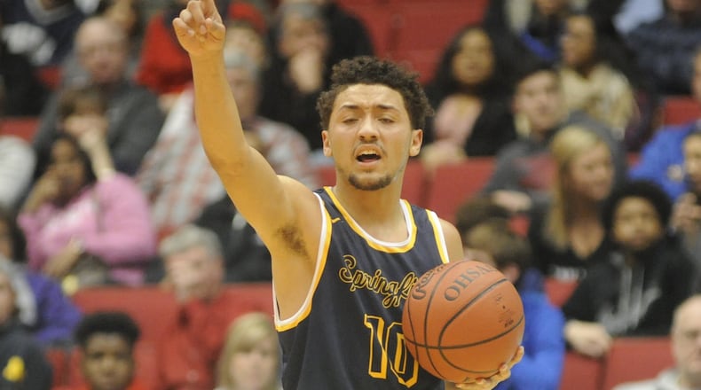 Springfield’s Danny Davis was named Division I first team All-Ohio. MARC PENDLETON / STAFF