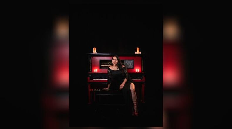 Tipp City-based pianist and singer Reyna Spears. CONTRIBUTED
