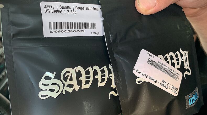 Springboro plans to permanently ban recreational marijuana businesses but has extended a moratorium on them until that time. MARSHALL GORBY\STAFF