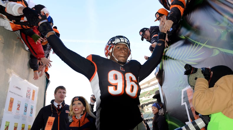 Carlos Dunlap has been a major contributor to the Cincinnati Bengals' tough defense this season.