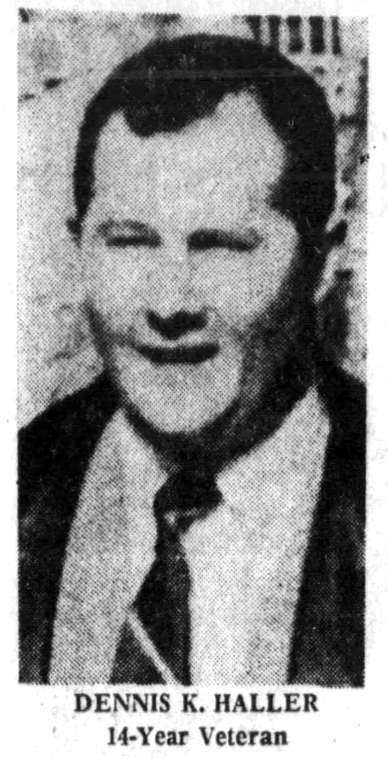 Detective Sergeant Dennis K. Haller DAYTON DAILY NEWS ARCHIVES