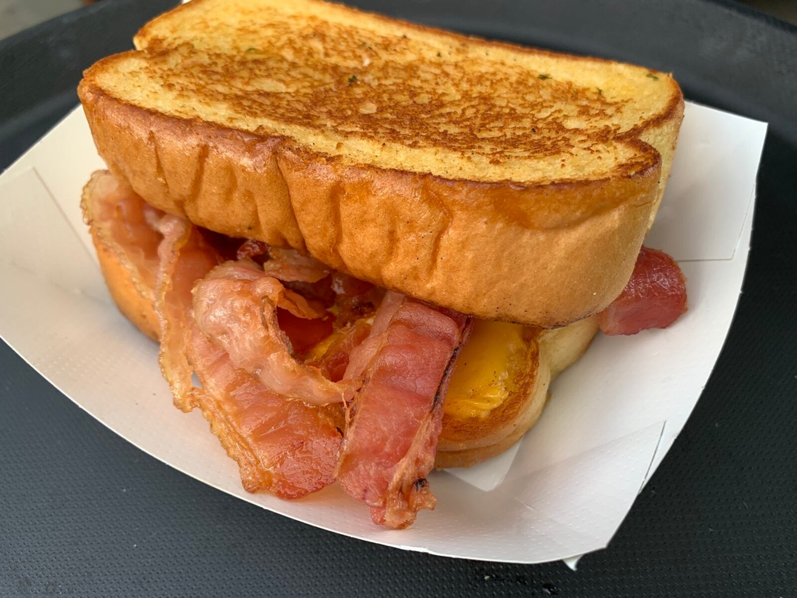 Other bacon-inspired dishes you can expect at Bacon Fest include Bacon Egg Rolls, Bacon Empanadas, Bacon Stuffed Garlic Toast Grilled Cheese, Bacon Cookies, Bacon Mac and Cheese and Bacon Nacho Fries. CONTRIBUTED/ALEXIS LARSEN