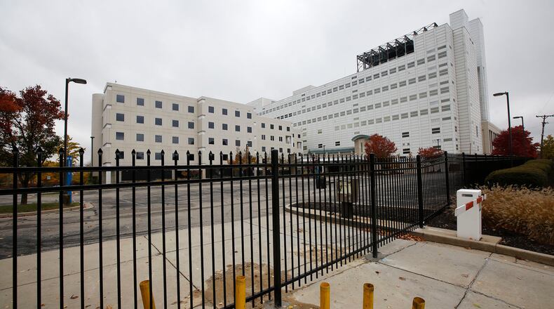 A permanent fence has been erected around of the Good Samaritan Hospital campus. Demolition work at Good Samaritan should start sometime early 2019. The CEO of Premier said it will be a long process and some work should start in the first quarter. TY GREENLEES / STAFF