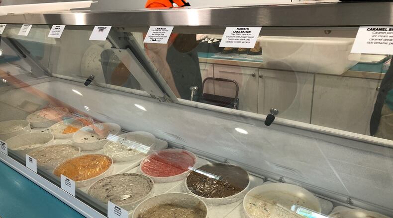 Jubie's Creamery is a new ice cream shop in Fairborn, opening on July 3, 2018. STAFF PHOTO / MARK FISHER