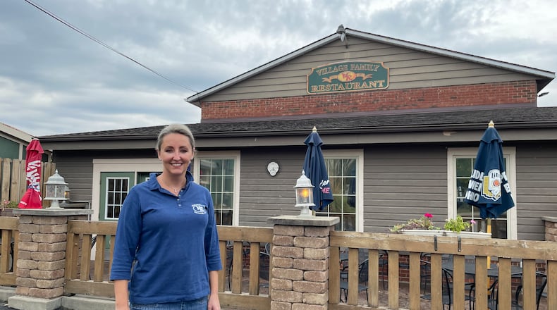 The Village Family Restaurant, a decades-old establishment in Waynesville serving homemade fare, is for sale. Owner Lacie Sims (pictured) is ready to spend more time with her grandchildren. NATALIE JONES/STAFF