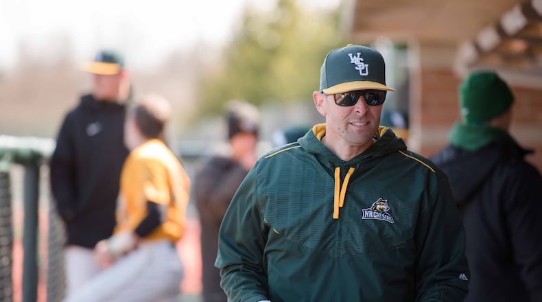 Alex Sogard has been promoted to Wright State University’s head baseball coach. He succeeds Jeff Mercer. WSU PHOTO