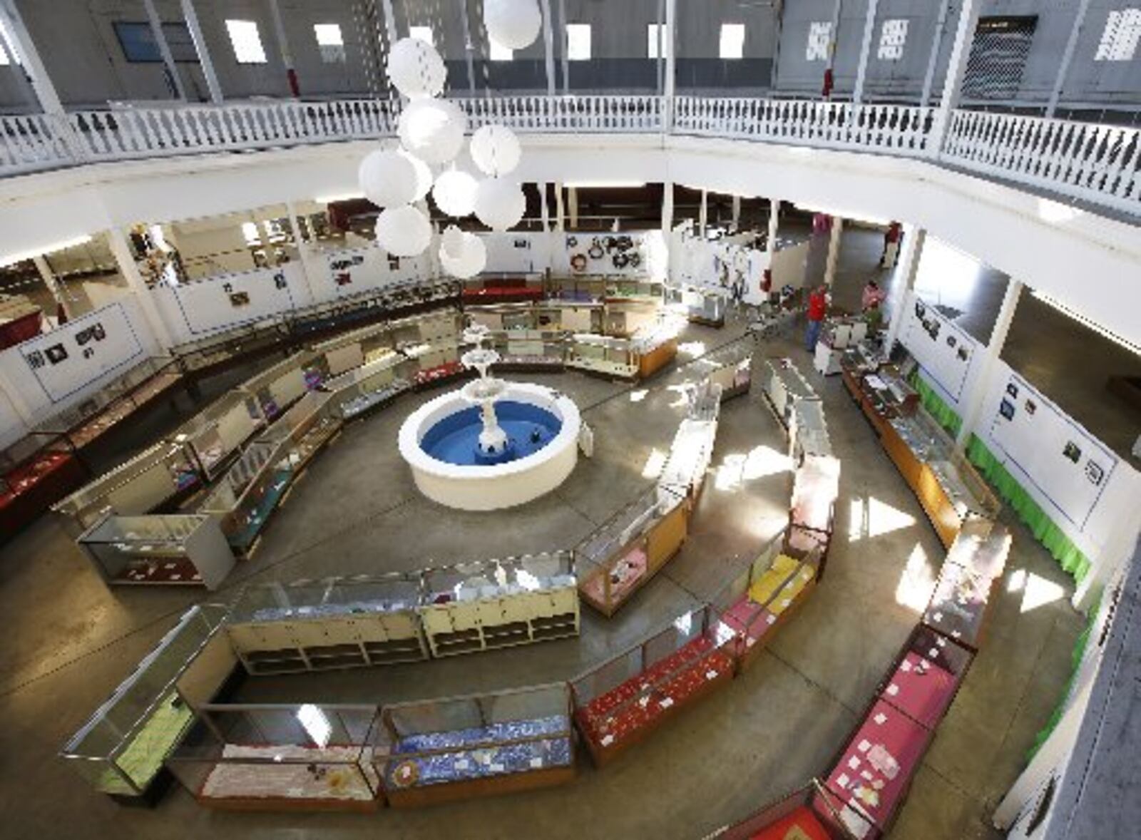 The open class exhibit inside the Roundhouse shown July 7, 2017, for the last Montgomery County Fair to be held at the original fairgrounds on South Main Street in Dayton. The final fair opened July 10.
