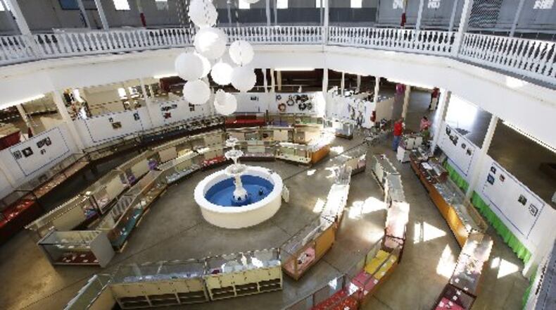The open class exhibit inside the Roundhouse shown July 7, 2017, for the last Montgomery County Fair to be held at the original fairgrounds on South Main Street in Dayton. The final fair opened July 10.