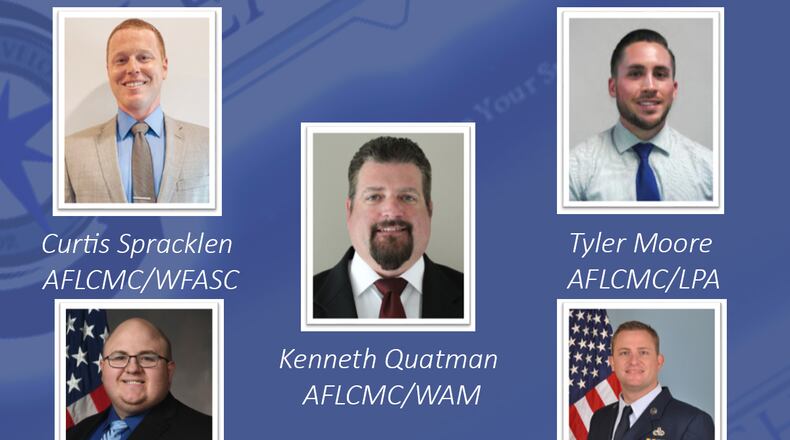 The 2021 LEADership Wright-Patt capstone winning team’s project was on teleworking post-COVID-19. U.S. AIR FORCE GRAPHIC/DARIUS PARKER