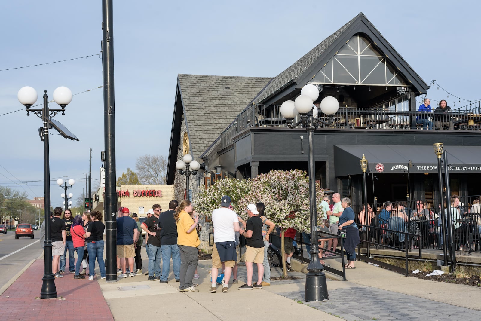 Warped Wing Brewing Company and The Pizza Bandit celebrated the launch of their Kush Crush Terpene Infused 420 Lager collaboration at the brewery’s downtown Dayton taproom on Friday, April 18, 2025. TOM GILLIAM/CONTRIBUTING PHOTOGRAPHER