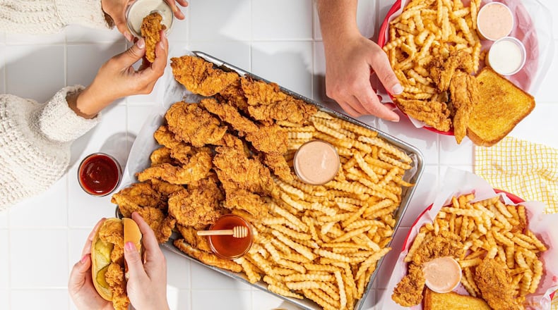 Hunny Bee’s Crispy Fried is a new chicken tender, fries and milkshake fast casual restaurant at 1200 Brown St. Suite 100 next to the University of Dayton campus. An official opening date has not been set, but Joe Niehaus, co-founder and general manager, said they hope to open Hunny Bee’s doors in early December.