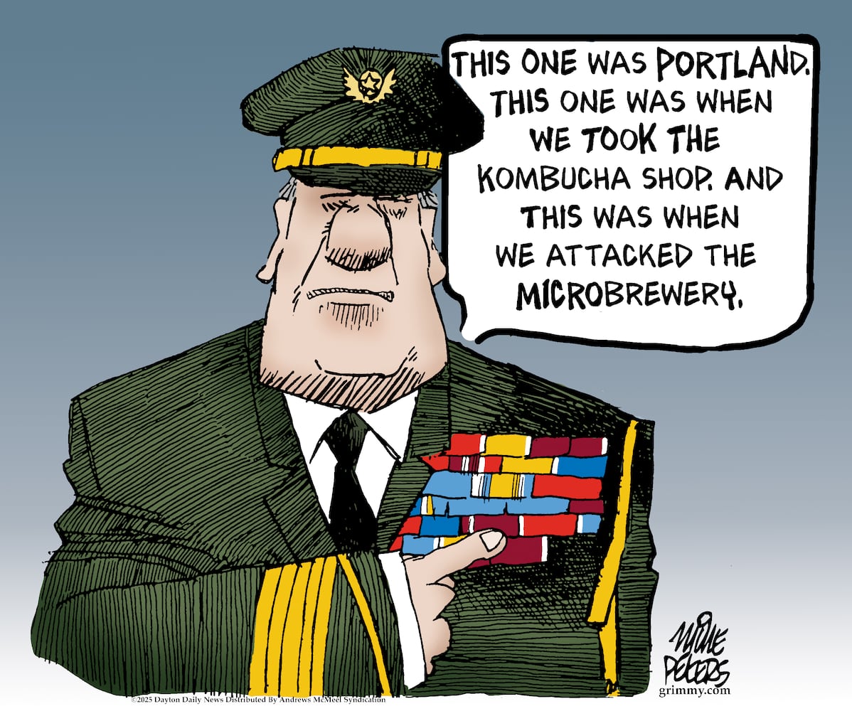 CARTOONS: Mike Peters, Oct. 12, 2025