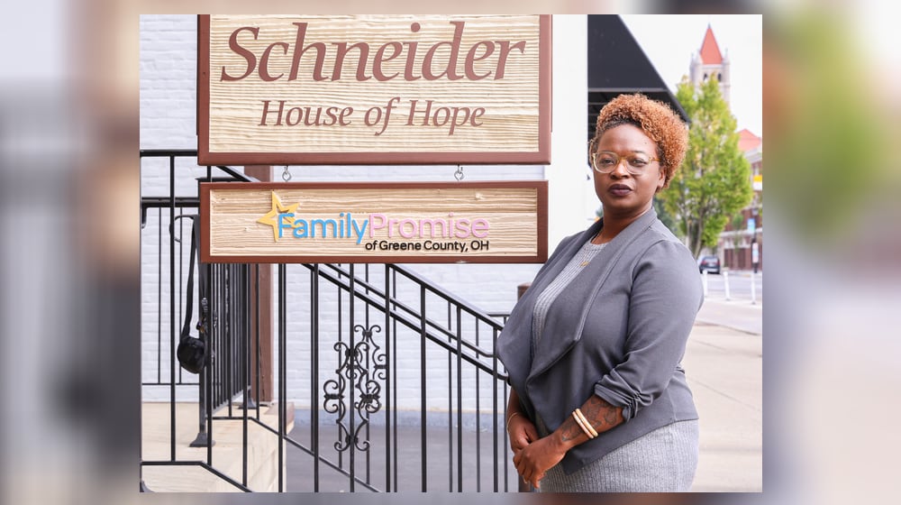 Deanna McCrary has been named a Dayton Daily News Community Gem for her work at Family Promise of Greene County, where she is executive director. BRYANT BILLING / STAFF