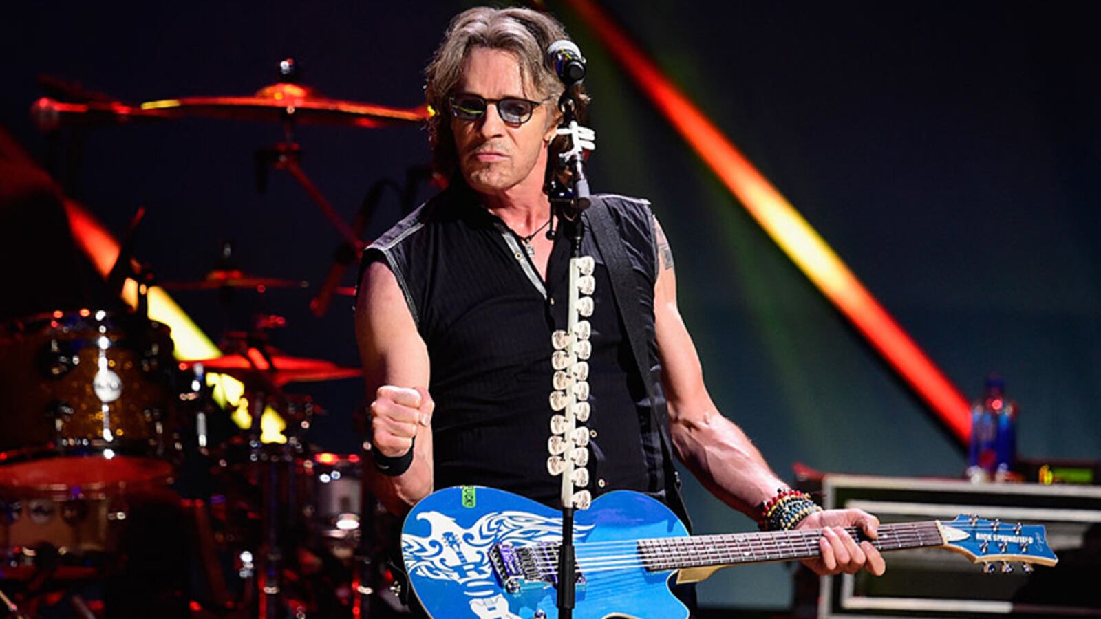 INGLEWOOD, CA - FEBRUARY 20:  Recording artist Rick Springfield performs onstage during the first ever iHeart80s Party at The Forum on February 20, 2016 in Inglewood, California.  (Photo by Frazer Harrison/Getty Images for iHeartMedia)